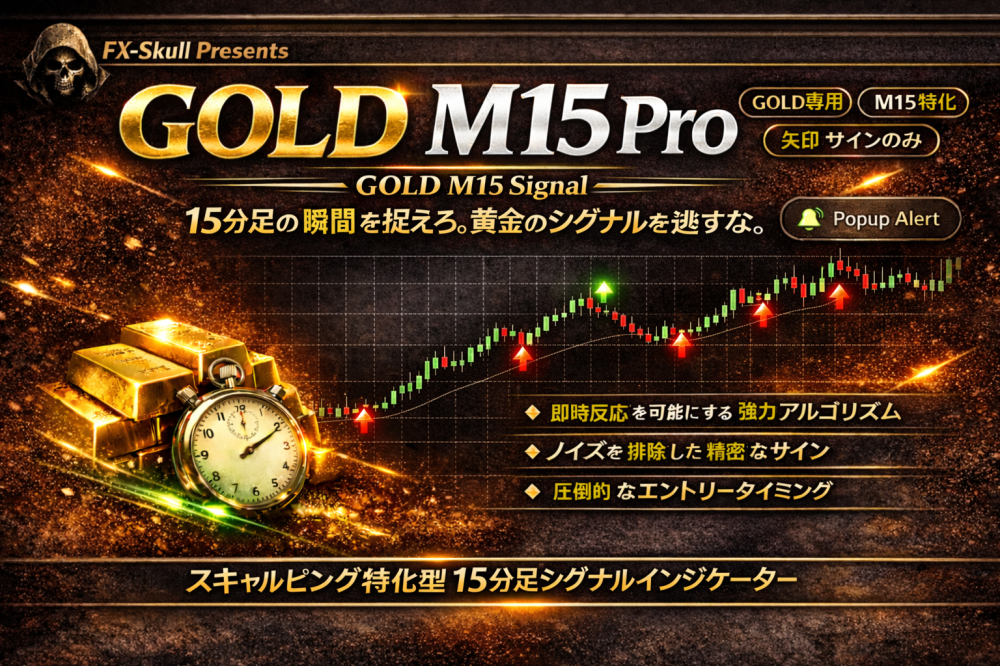 FXSkull_GOLD M15 Signal（GOLD M15 Pro / Arrow Only）
